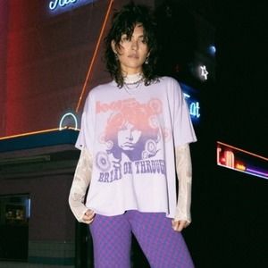 FREE PEOPLE NWOT The Doors Come Through The Other Side Merch Band Tee Daydreamer